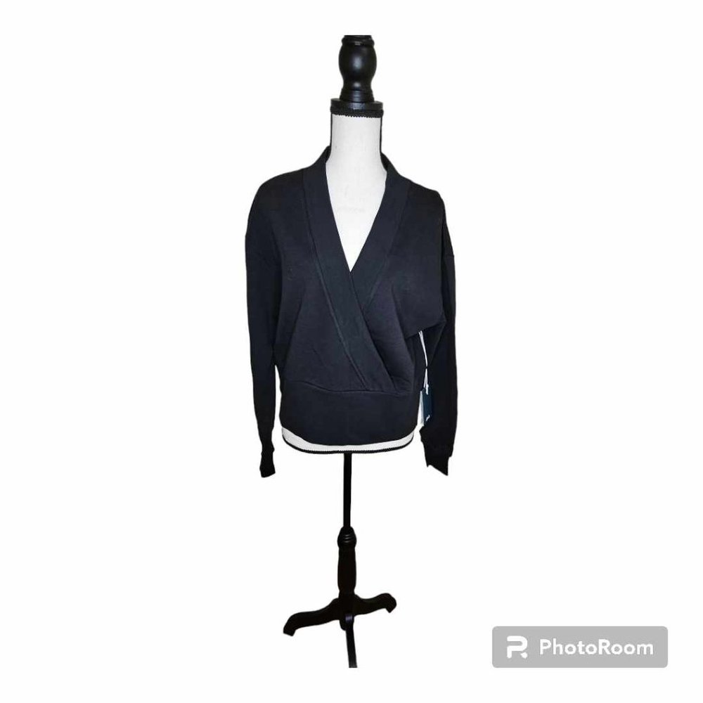 Jag Jeans Women’s Black Cross Front Sweatshirt Size M